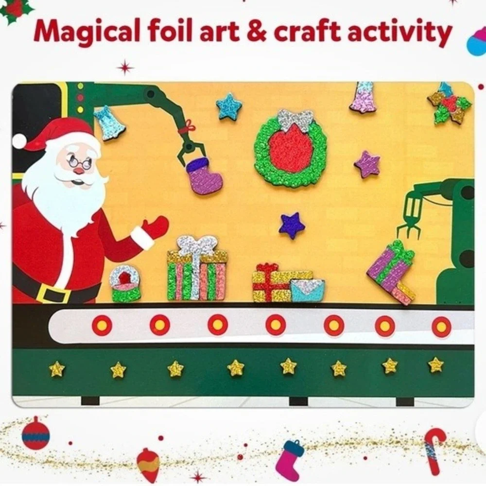 New Skillmatics Foil Fun Holiday Magic Peel and Press Art Craft Kit Christmas‎